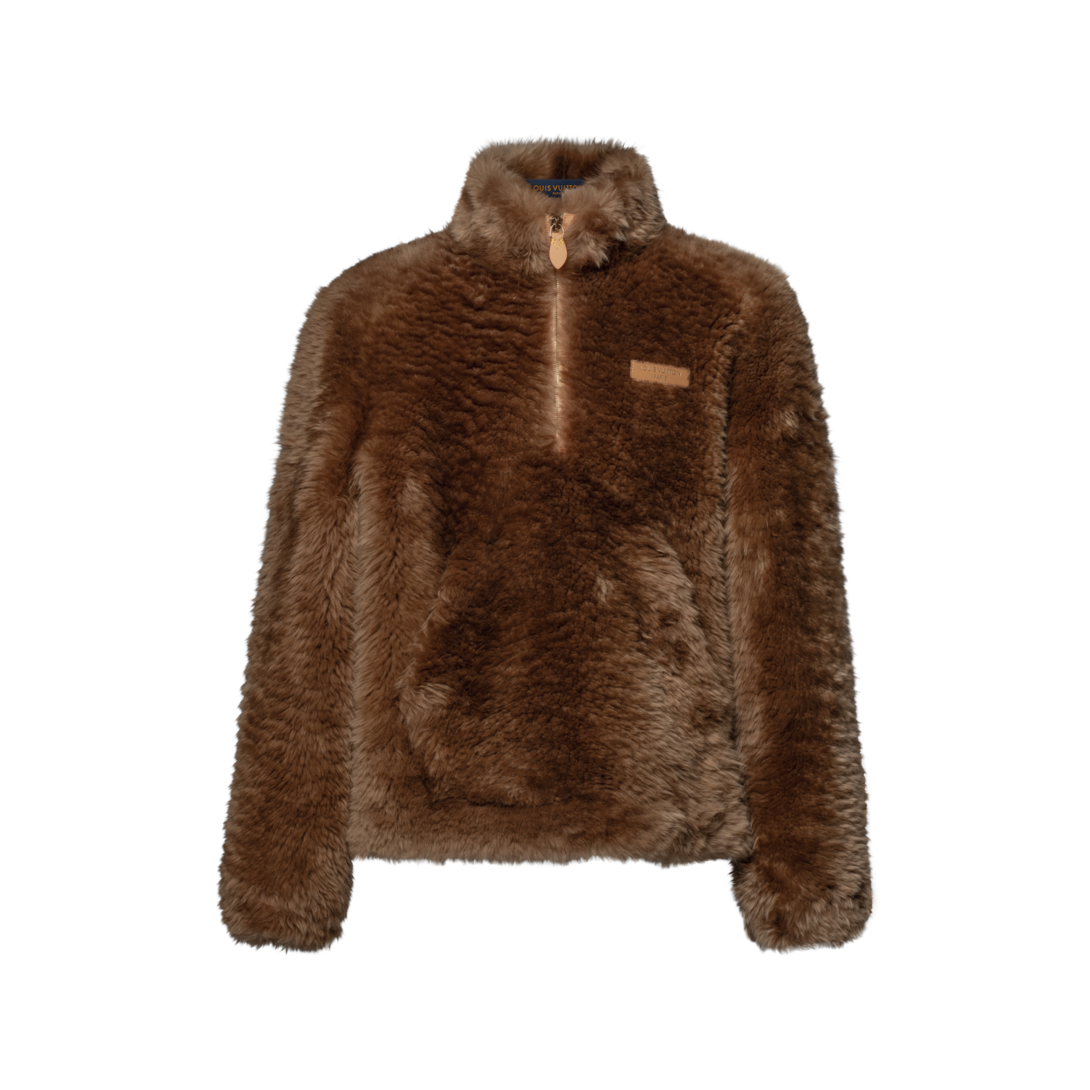 Shearling Half-Zip Anorak - Men - Ready-to-Wear | LOUIS VUITTON ®